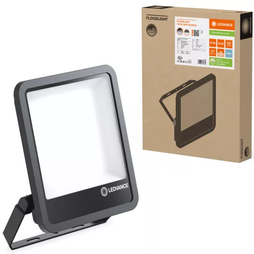 LED reflektor 167W 25000lm 6500K IP66 fekete LEDVANCE reflektor