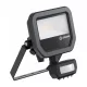 LED-es reflektor 8W 1200lm 4000K IP65 fekete mozgásérzékelővel LEDVANCE reflektor