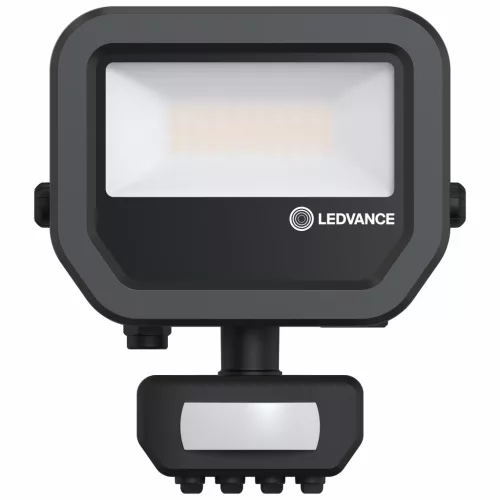 LED-es reflektor 8W 1200lm 4000K IP65 fekete mozgásérzékelővel LEDVANCE reflektor