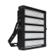 LED-es reflektor kültéri spotlámpa 500W 67500lm 5700K IP65 fekete reflektor Ledvance