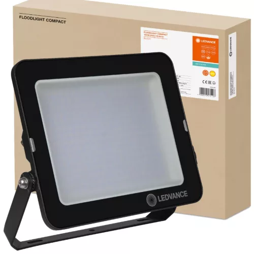 LED REFLEKTOR 135W 12150lm 3000K IP65 fekete LEDVANCE COMPACT V