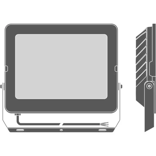 LED reflektor 180W 18000lm 4000K IP65 fekete LEDVANCE COMPACT V