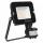 LED reflektor 20W 2000lm 4000K IP65 fekete mozgás- és alkonyérzékelővel LEDVANCE COMPACT V