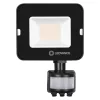 LED reflektor 20W 2000lm 4000K IP65 fekete mozgás- és alkonyérzékelővel LEDVANCE COMPACT V