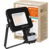 LED reflektor 20W 2000lm 4000K IP65 fekete mozgás- és alkonyérzékelővel LEDVANCE COMPACT V