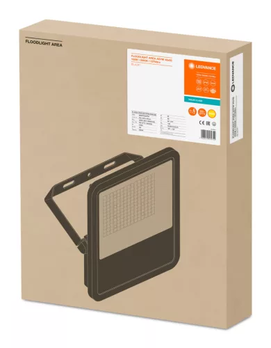 LED Reflektor Kültéri Spotlámpa 105W 13750lm 3000K IP65 Fekete Reflektor Ledvance