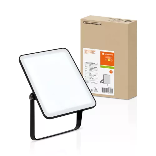 LED reflektor 20W 3000K 1600lm IP65 fekete LEDVANCE ESSENTIAL