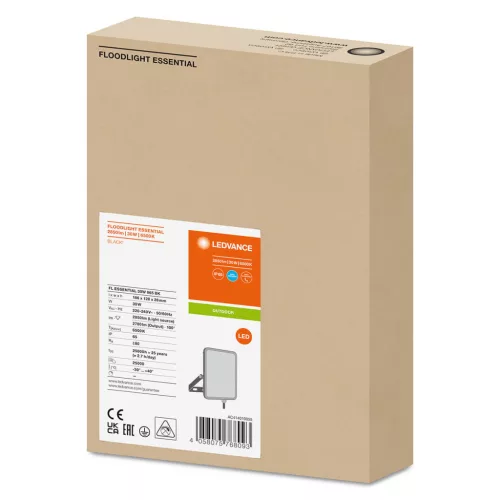 LED reflektor 30W 6500K 2700lm IP65 fekete LEDVANCE ESSENTIAL