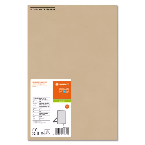 LED reflektor 50W 4000K 4500lm IP65 fekete LEDVANCE ESSENTIAL