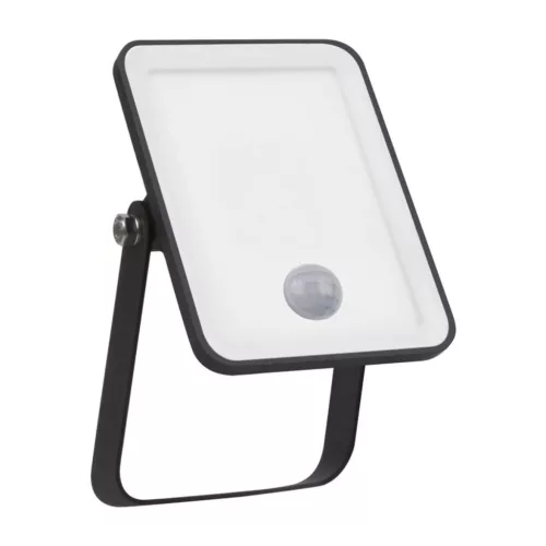 LED reflektor 10W 4000K 900lm IP65 fekete LEDVANCE ESSENTIAL SENSOR mozgásérzékelővel