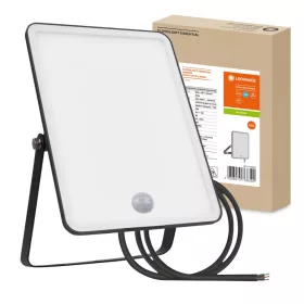   LED reflektor 50W 4000K 4500lm IP65 fekete LEDVANCE ESSENTIAL SENSOR mozgásérzékelővel