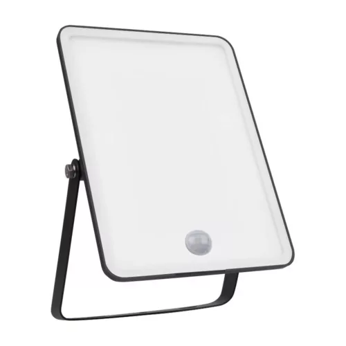 LED reflektor 50W 4000K 4500lm IP65 fekete LEDVANCE ESSENTIAL SENSOR mozgásérzékelővel