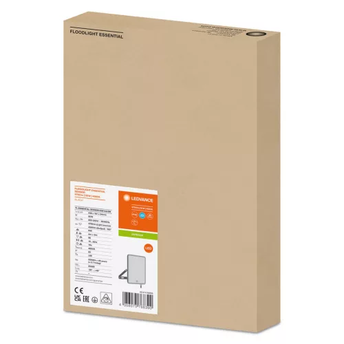 LED reflektor 50W 4000K 4500lm IP65 fekete LEDVANCE ESSENTIAL SENSOR mozgásérzékelővel