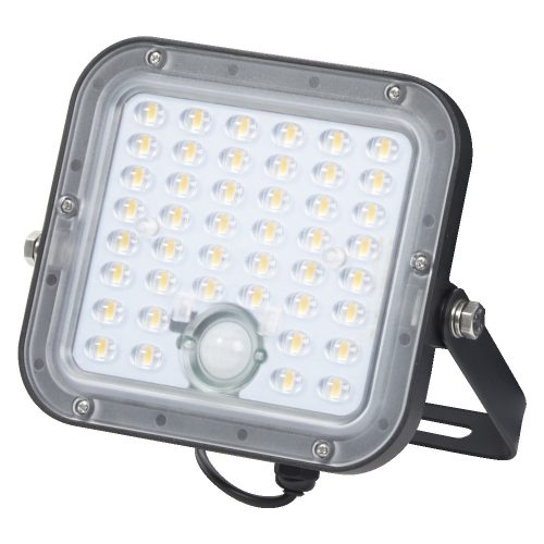 Solar Floodlight LED spotlámpa kültéri lámpa 10W 1400lm 4000K IP65 fekete mozgás- és szürkületérzékelővel Endura Ledvance