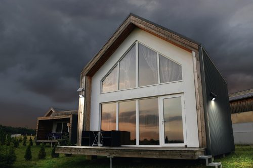 Solar Floodlight LED spotlámpa kültéri lámpa 10W 1400lm 4000K IP65 fekete mozgás- és szürkületérzékelővel Endura Ledvance