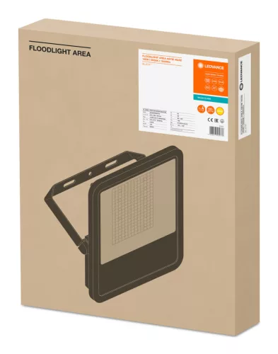 LED reflektor kültéri spotlámpa 145W 18400lm 3000K IP65 Black Floodlight Ledvance