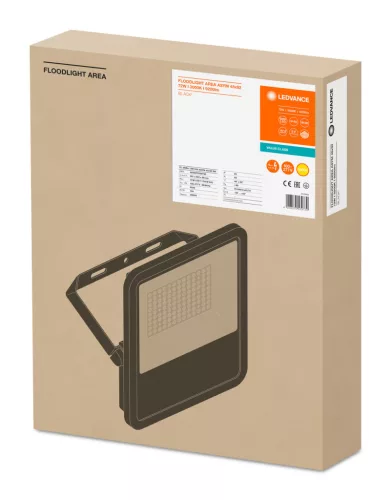 LED reflektor kültéri spotlámpa 72W 9200lm 3000K IP65 Black Floodlight Ledvance