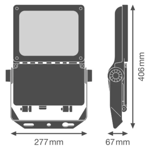LED reflektor kültéri spotlámpa 41W 6200lm 4000K IP66 fehér reflektor Ledvance