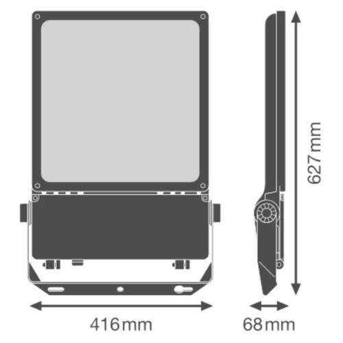 LED-es reflektor kültéri spotlámpa 250W 37500lm IP66 3000K fehér reflektor Ledvance