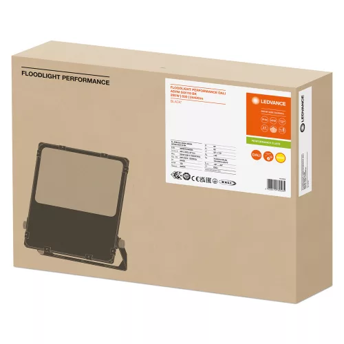 LED-es reflektor kültéri reflektorfény szabályozható 200W 24400lm 3000K IP66 fekete reflektor Ledvance