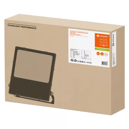 LED-es reflektor kültéri spotlámpa szabályozható 290W 40600lm 4000K IP66 fekete reflektor Ledvance