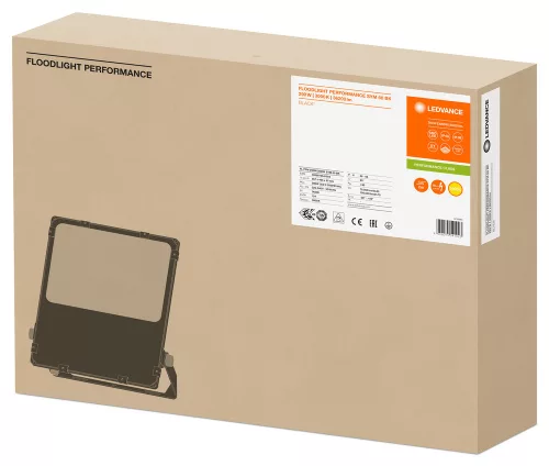 LED reflektor kültéri spotlámpa 290W 38300lm 3000K IP66 Black Floodlight Ledvance