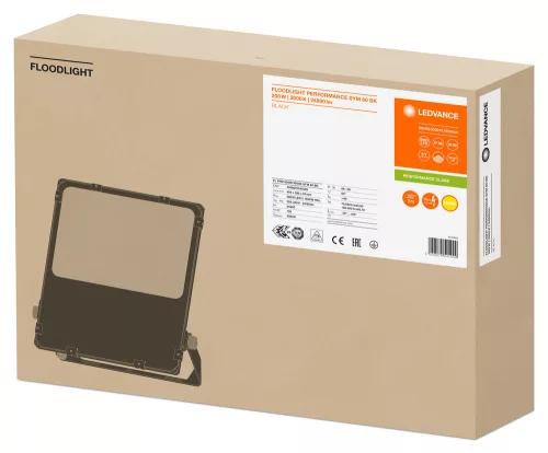 LED reflektor kültéri spotlámpa 200W 26400lm 3000K IP66 fekete reflektor Ledvance