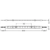 LED szalag 24V 67W 300LED RGB IP65 Ledvance 12mm 5m
