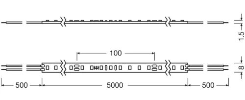 LED szalag 24V 24W 350LED Semleges 5m LEDVANCE