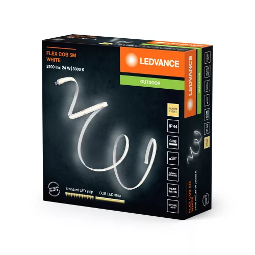 LED szalagos világítás 5m 24W IP44 kültéri 3000K meleg fehér LEDVANCE