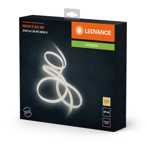 LED szalag Neon Flex kültéri 5m 29W IP44 3000K meleg fehér LEDVANCE