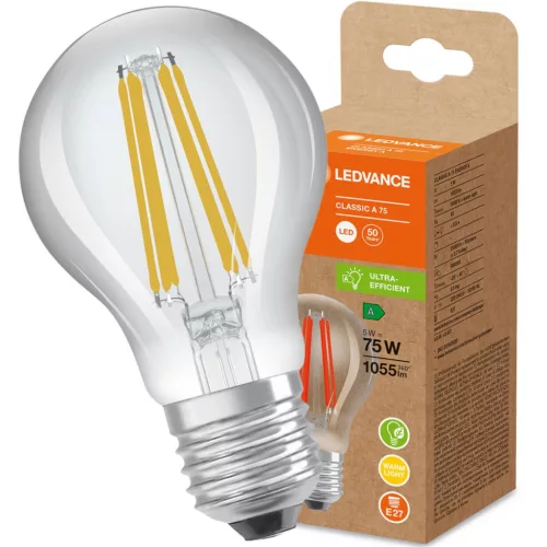 E27 A60 LED izzó 5W = 75W 1055lm 3000K 300° LEDVANCE