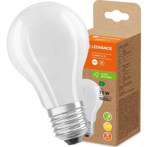 E27 A60 LED izzó 5W = 75W 1055lm 3000K 300° LEDVANCE