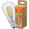 E27 ST64 LED izzó 4W = 60W 840lm 3000K  320° LEDVANCE Ultra Hatékony izzószál