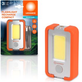   Újratölthető LED műhely zseblámpa 4W 400lm 4000K USB Powerbank On Hook LEDVANCE