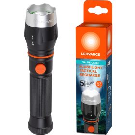   LED taktikai zseblámpa 3,2 W 300 lm USB-C ZOOM LEDVANCE kézi újratölthető lámpa