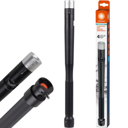 Kézi zseblámpa LED lámpa 1.6W 100lm 4000K elemmel működő 4xAAA autós LEDVANCE