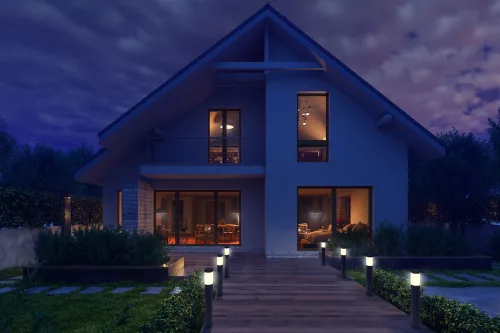 Kertoszlop kültéri LED állólámpa 50cm 4W IP44 Sötétszürke LEDVANCE