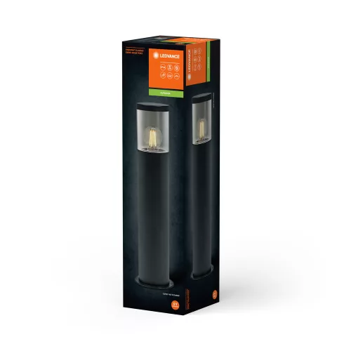 Kerti lámpa kültéri állóoszlop E27 50cm IP44 szürke Endura Ledvance
