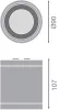 Felületre szerelt LED Spot Tube FELÜLET IP65 15W 3000K meleg LEDVANCE