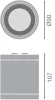 Felületre szerelhető LED Spot Tube lámpatest SURFACE IP65 15W Meleg 3000K LEDVANCE