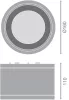 Felületre szerelt LED Spot Tube FELÜLET IP65 30W Meleg 3000K LEDVANCE