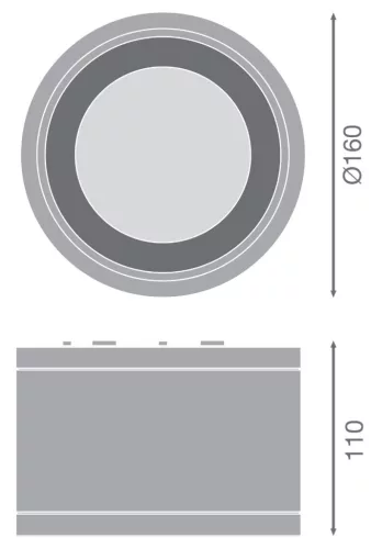 Felületre szerelt LED Spot Tube FELÜLET IP65 30W Meleg 3000K LEDVANCE