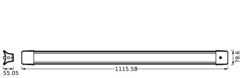LED függőlámpa mennyezeti lámpa irodai lámpatest 40W 4000K LEDVANCE
