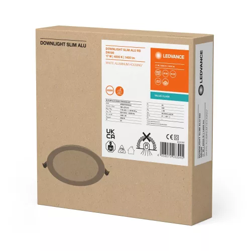 LED Panel Süllyesztett Spotlámpa 17W 1400lm 4000K Semleges Spot Fehér Beépíthető Világítás Ledvance