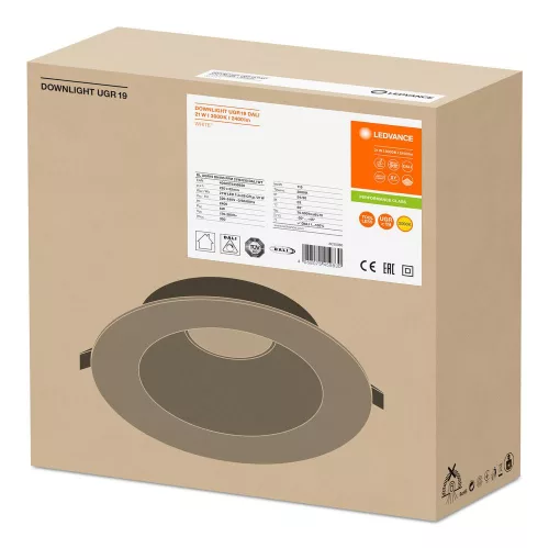 LED Panel Süllyesztett Spotlámpa 21W 2400lm CCT Szabályozható Spotlámpa Fehér Beépíthető Világítás Ledvance
