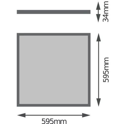 Felületre szerelhető / Süllyesztett LED panel KAZETTA 60x60cm 32W 4000K 3600lm 4IN1 LEDVANCE