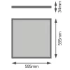 Felületre szerelhető / Süllyesztett LED panel KAZETTA 60x60cm UGR19 32W 6500K 3600lm 4IN1 LEDVANCE