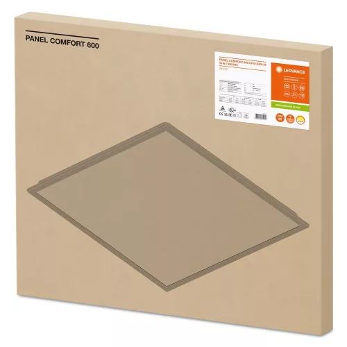 LED panel mennyezeti lámpatest 36W 4200lm 3000K - 4000K CCT süllyesztett, felületre szerelt, fehér 60x60cm Comfort Ledvance