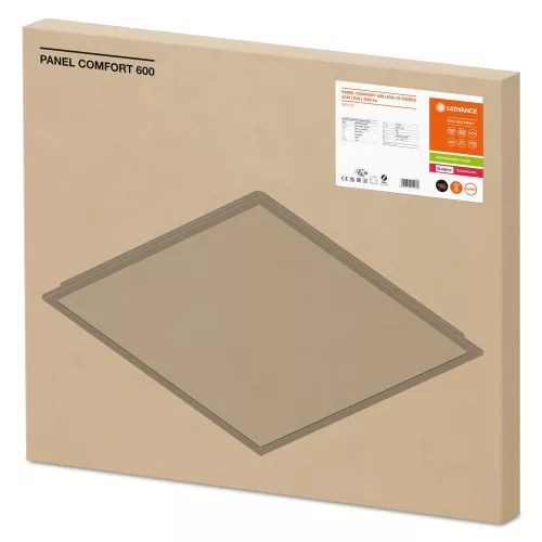 LED Panel Irodai Mennyezeti Lámpa 33W 4320lm 4000K Semleges, Szabályozható Felületre Szerelt Süllyesztett Fehér 60x60cm UGR19 Zigbee Comfort Ledvance